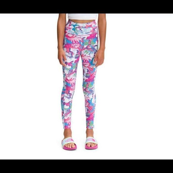 The North Face Girls' Printed Never Stop Tights.Size large - Picture 1 of 3